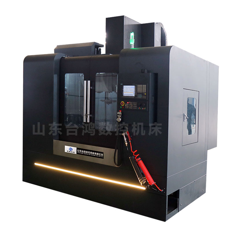 VMC850四軸加工中心出廠前試件